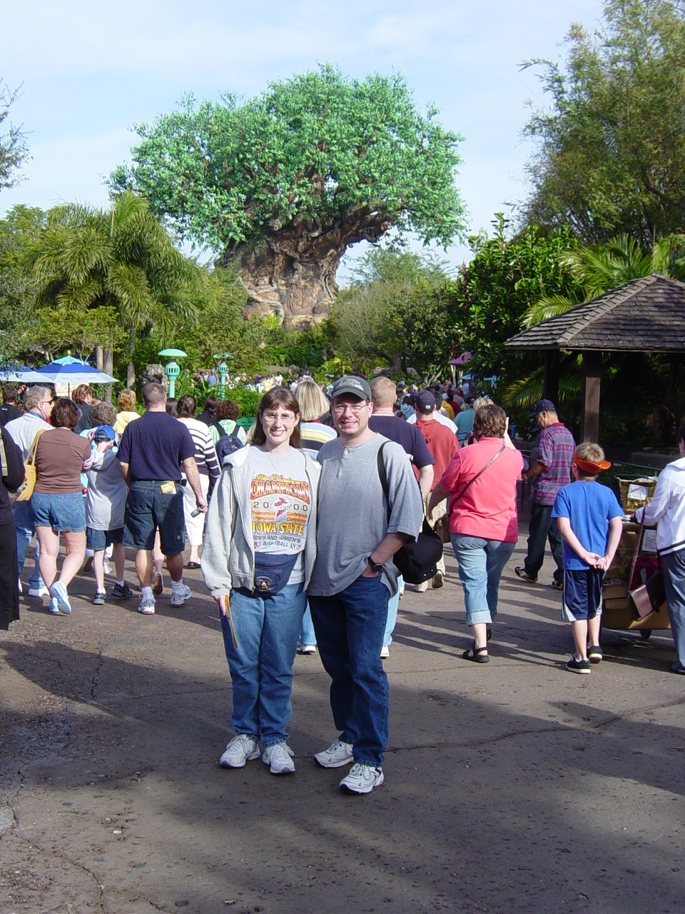 James and Julie with Animal Kingdom Tree of Life in background