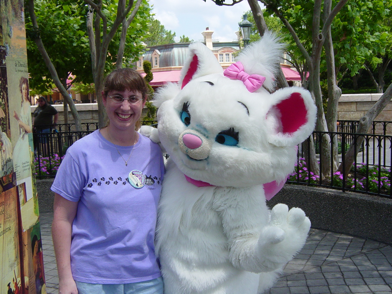 Julie with Marie from Aristocats