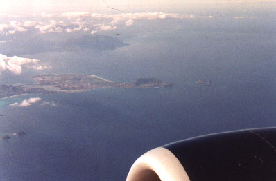 This is the Northeast side of Oahu from plane