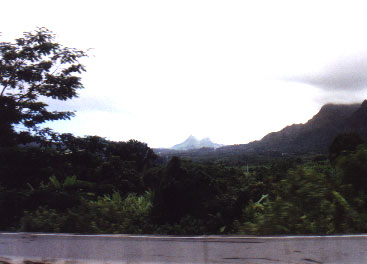 TLow clouds driving through the mountains