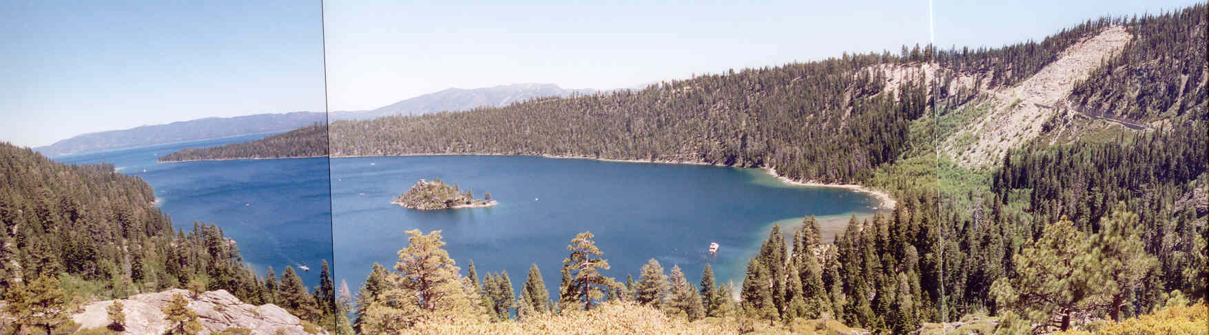 View of Emerald Bay from Parking Area