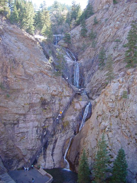 Image of cliff with seven watefalls cascading down