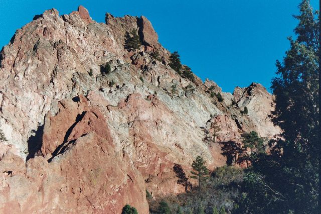 Craggy rock formations at Garden of the Gods