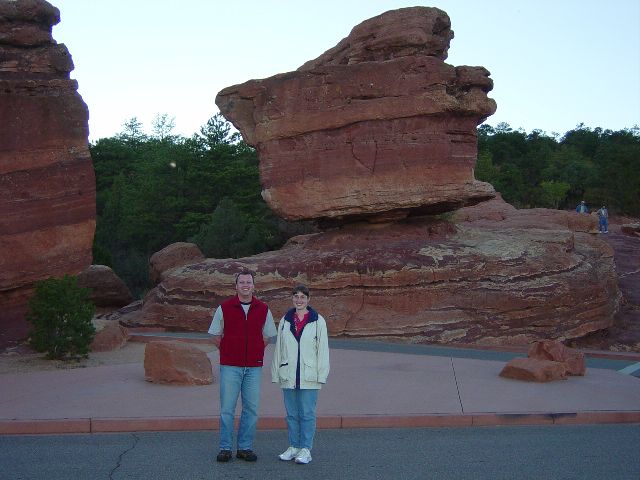 Eric and Julie near Balanced Rock