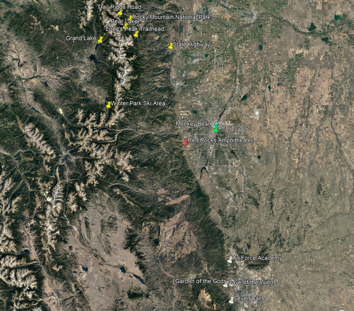 Google Earth Image with Pins
