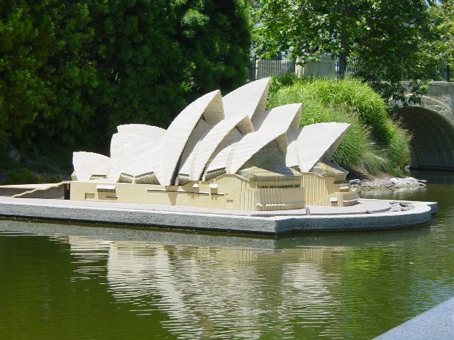 LEGO model of Sydney Opera House