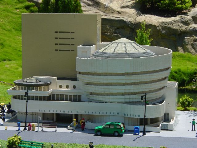 LEGO model of Guggenheim Museum in New York City