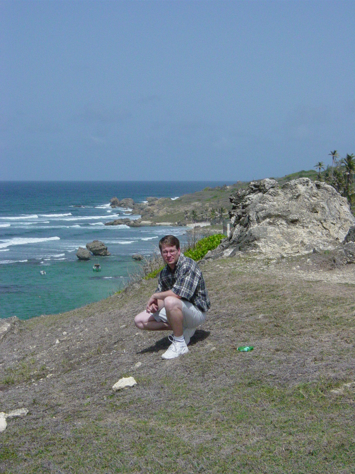 James on beach