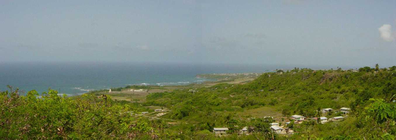Southeastern corner of island