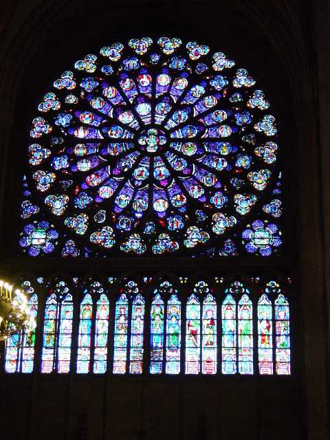 Notre Dame's south rose window