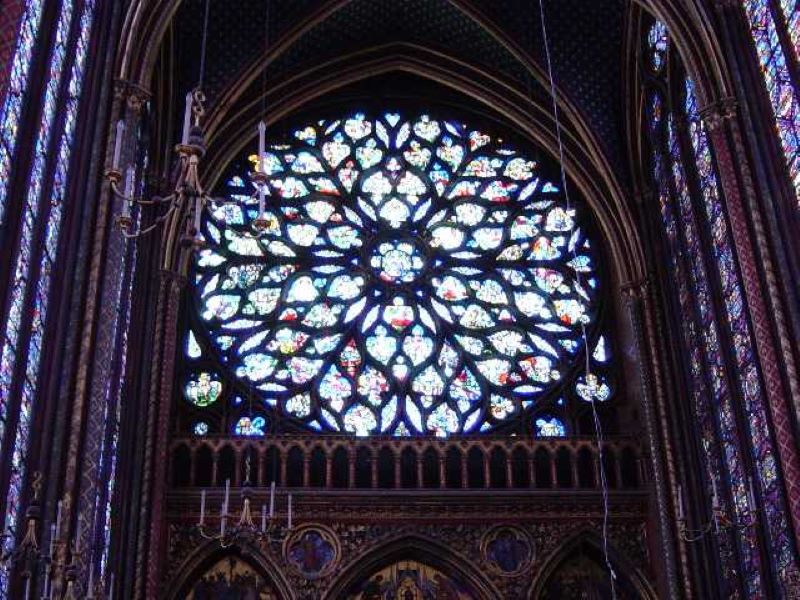 Sainte-Chapelle rose window