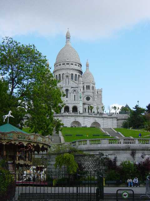 The Basilica (Sacre-Couer) in Montmartre