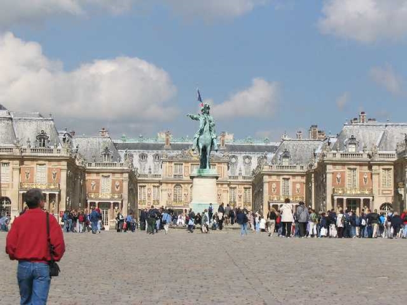 Entry to the Palace of Versailles