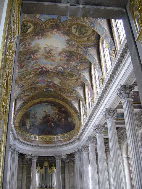 The ceiling in the Chapel is incredible.