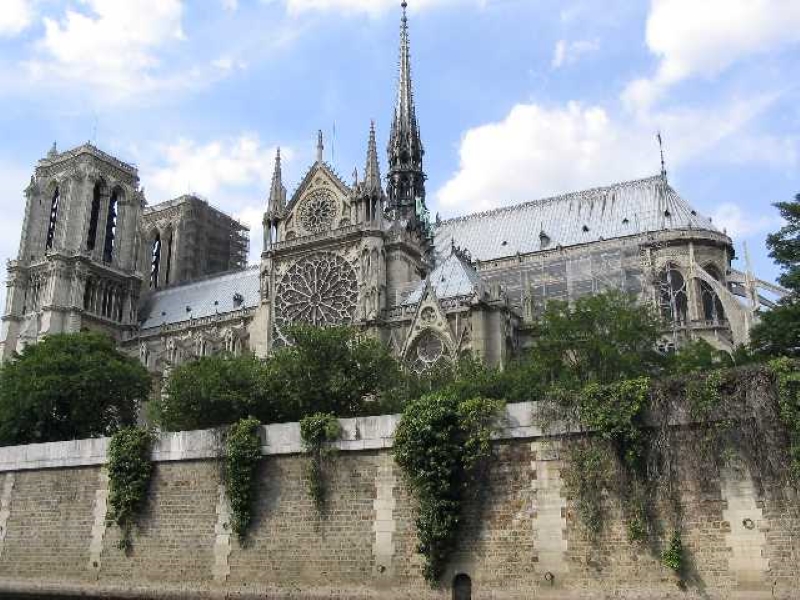 Notre Dame from the Seine River
