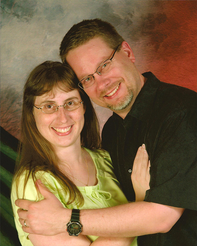 James and Julie photographed by one of the ships photographers